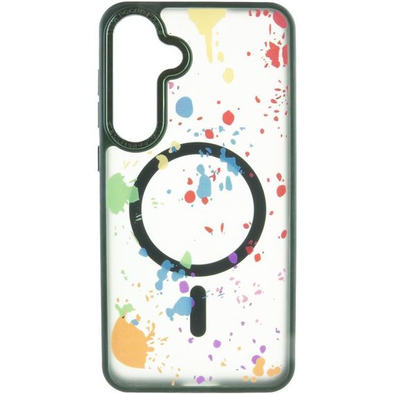Чохол TPU+PC Flush with Magnetic Fit для Samsung Galaxy S24+ / S25+ Dark green | Зображення 1
