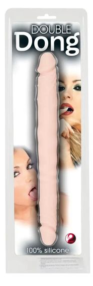 Фаллоимитатор для двух DOUBLE DONG (телесный) Sex Aura | Зображення 3