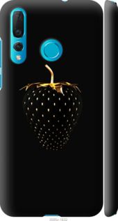 Чохол на Huawei Nova 4 Чорна полуниця "3585m-1632-24368"