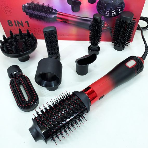 Багатофункціональний фен для зачісок VGR 8 в 1 V-488, Хороший електричний фен з потужним мотором EW-55 | Зображення 2