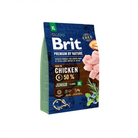 Сухой корм Brit Premium для щенков и юниоров гигантских пород весом от 45 с курицей 3 кг