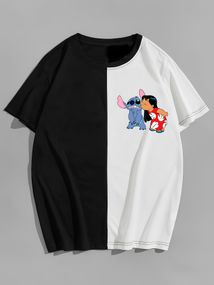 Футболка оверсайз Ліло и Стіч