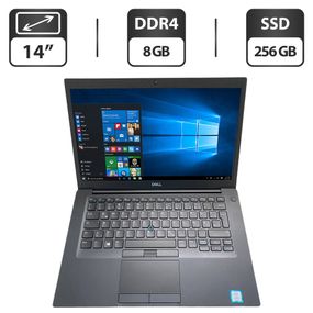 Ноутбук Dell Latitude 7490 / 14" (1366x768) TN / Intel Core i5-8350U (4 (8) ядра по 1.7 - 3.6 GHz) / 8 GB DDR4 / 256 GB SSD / Intel UHD Graphics 620 / WebCam б/у