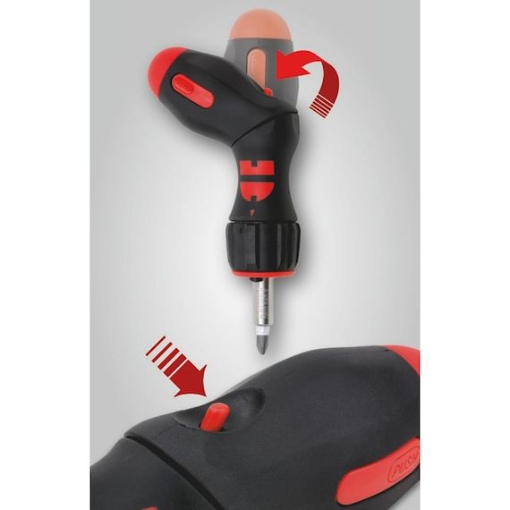 Набір викруток та торцевих головок з пістолетоподібною тріскачкою | Зображення 1