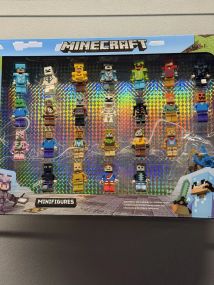 Набор минифигурок Minecraft 24 шт с оружием – подарок для фанатов игры Майнкрафт