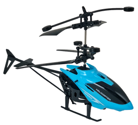 Літаючий usb вертоліт з сенсорним керуванням рукою Induction Flight Блакитний