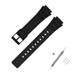 Ремінець для Годинник C2asio MRW-200H 18 mm All Black