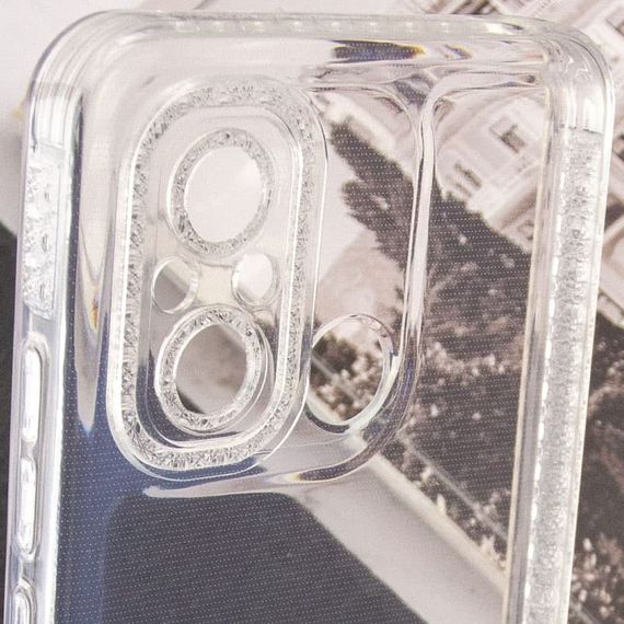 Чехол TPU Starfall Clear для Xiaomi Redmi 12C Прозрачный | Зображення 4