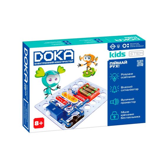 Конструктор электронный "Получай Движение!" DOKA D70705 музыка и свет