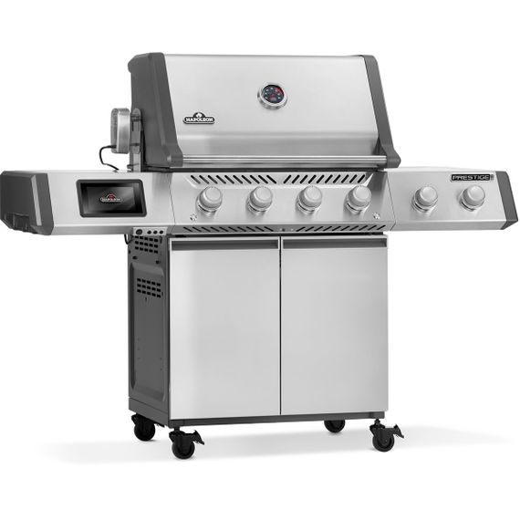 Газовий гриль Napoleon Prestige PRO 500 Connected з бічною конфоркою Sizzle Zone та вертілем нерж сталь PRO500VXRSIBPSS-RC Код: 013841 | Зображення 1