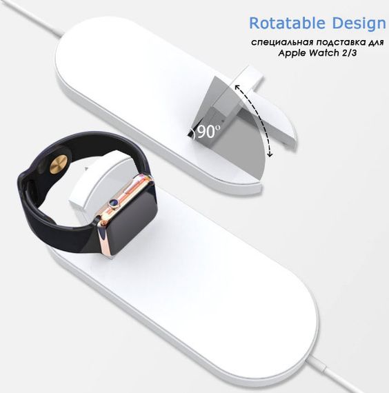 Бездротове зарядний пристрій Primo Qi AirPower для iPhone і Apple Watch | Зображення 1