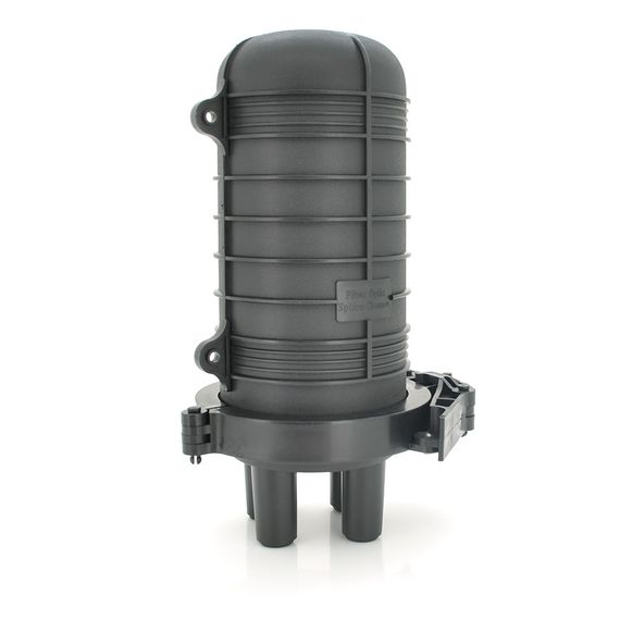 Муфта оптична Merlion ML-OP-F101H-24C, герметична, 4 введення, до 4-х касет, до 24 зварок, матеріал PP | Зображення 1