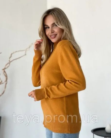 Светр колір гірчичний розмір M FI_009287 | Зображення 1