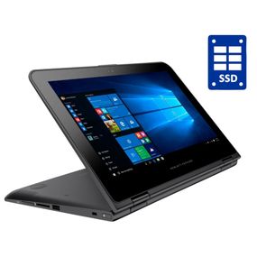 Нетбук-трансформер HP X360 310 G2 / 11.6" (1366x768) IPS Touch / Intel Pentium N3700 (4 ядра по 1.6 - 2.4 GHz) / 4 GB DDR3 / 128 GB SSD / Intel HD Graphics / WebCam / Win 10 Pro б/в