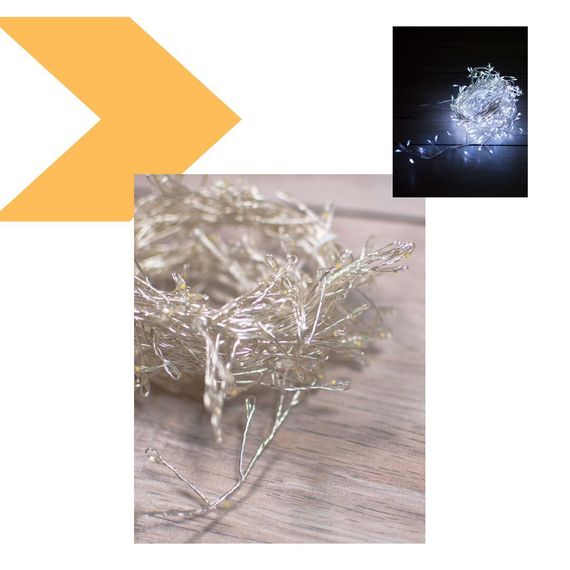 Гірлянда-місура срібний провід 220В пульт дистанційного керування 8 режимів 50m 1500L (47393-_697) | Зображення 1