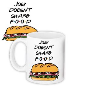 Чашка з принтом Joey doesnt share food 330 мл (KR_DR012)