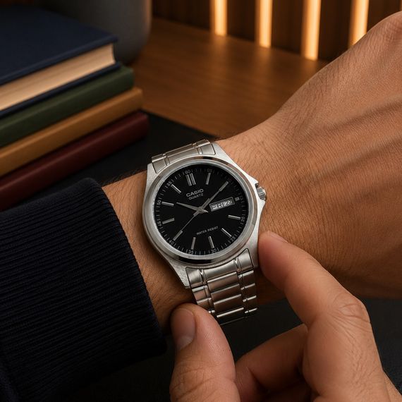 Чоловічий годинник Casio MTP-1239D-1A | Зображення 4