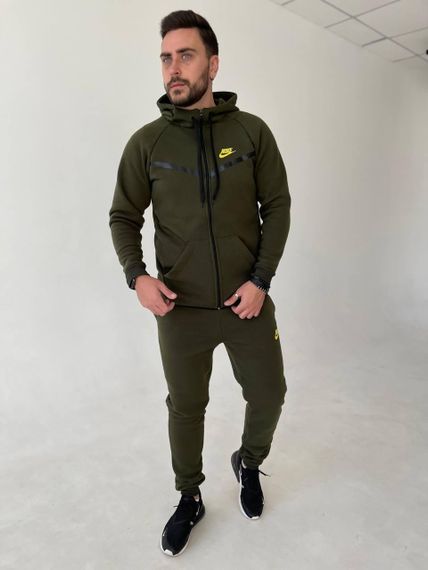 Чоловічий спортивний костюм Nike хакі | Зображення 1