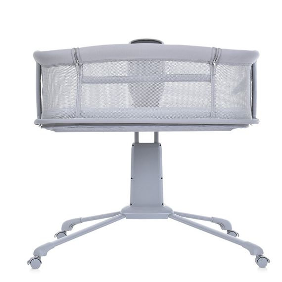 Детская кроватка-люлька 3 в 1 Mastela 3378 приставная, музыка, таймер, москитная сетка, белый | Зображення 1