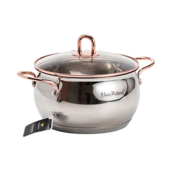 Набір каструль з нержавіючої сталі 3 штуки 6,1/2,6/3,6 л, хром HP33525W | Зображення 3