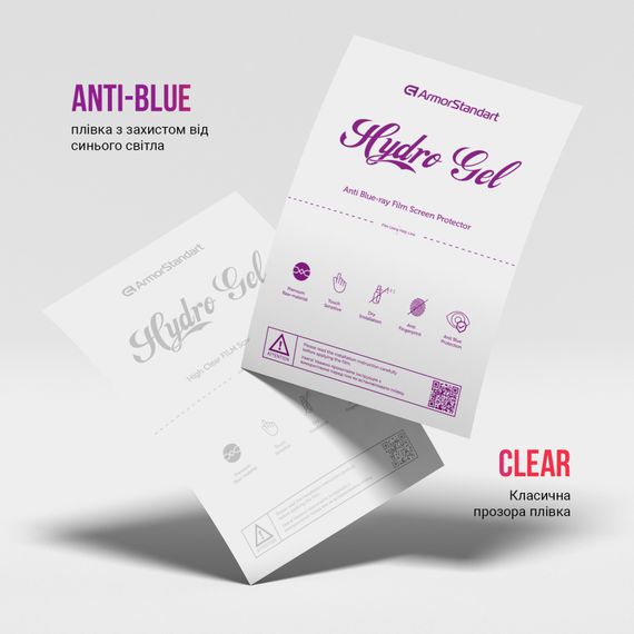 Плівка захисна Armorstandart Kit Clear + Anti-Blue Samsung A25 5G (A256) (ARM80686) | Зображення 1