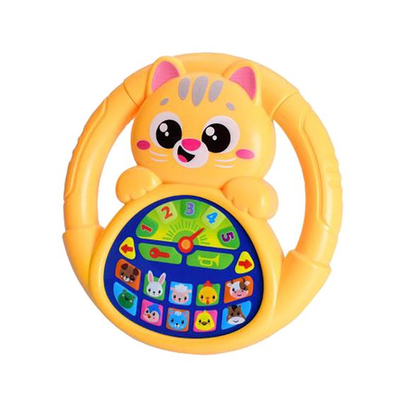 Интерактивная игрушка руль "Путешественник: Ферма" M 6305, 18 см, украинский
