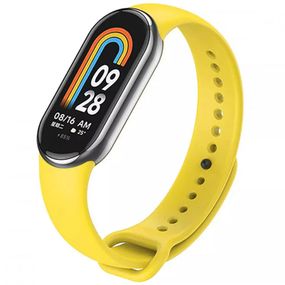Силіконовий ремінець для Xiaomi Mi Band 8 Жовтий / Yellow