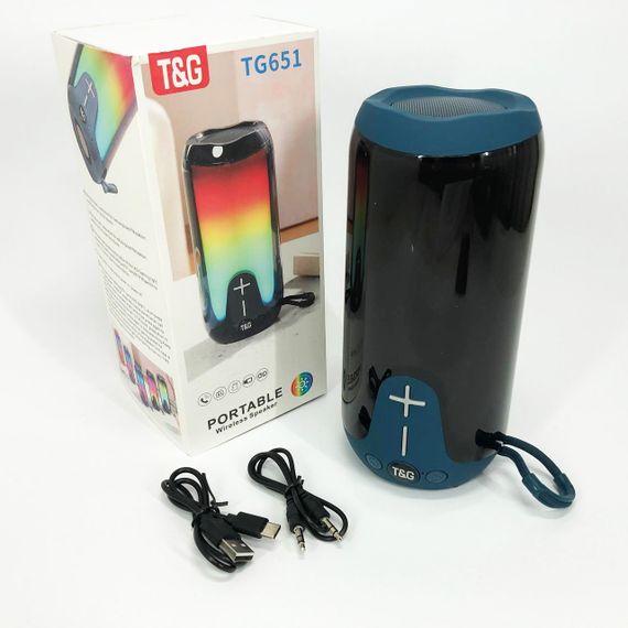 Портативна колонка з Bluetooth TG651, Потужна переносна акустична колонка, WE-291 Акумуляторна переносна | Зображення 9