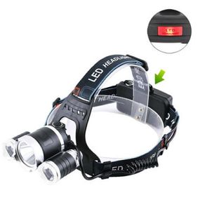 Ліхтар налобний Police 3000-T6+2XPE, 2x18650, signal light, ЗУ microUSB, Box