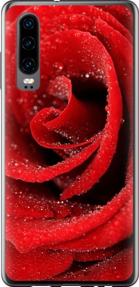 Чехол на Huawei P30 Красная роза "529u-1622-17620"