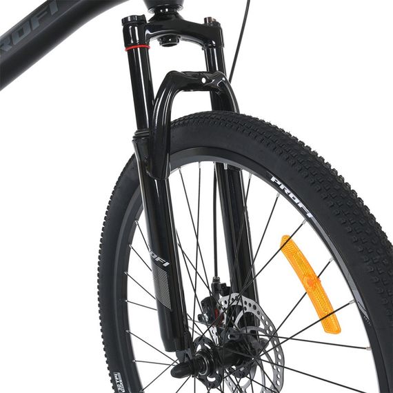 Велосипед SKD75 MTB 2605-1, 26 дюймов, стальная рама 16 Sunrun 24SP черный | Зображення 3