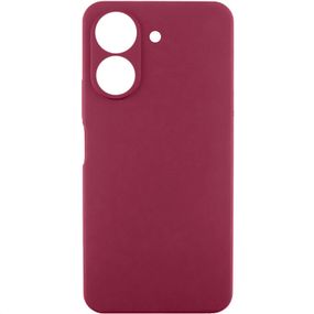 Чохол TPU GETMAN Liquid Silk Full Camera для Xiaomi Redmi 13C / Poco C65 Бордовий / Marsala
