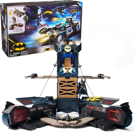 Бэтмобиль-трансформер с командным центром Бэтмен Оригинал Batman Ultimate Transforming Batmobile
