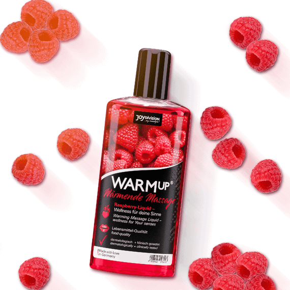 Масажна олійка WARMuр Raspberry, 150 мл Sex Aura | Зображення 1