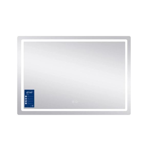 Дзеркало Qtap Mideya 1000х700 з LED-підсвічуванням Touch, з антизапотіванням, димером QT2078NCF10070W | Зображення 3
