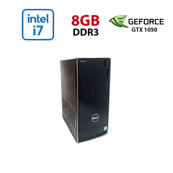Ігровий ПК Dell Inspirion 3650 / Intel Core i7-6700K (4 (8) ядра по 4.0 - 4.2 GHz) / 8 GB DDR3 / 256 GB SSD / nVidia GeForce GTX 1050, 2 GB GDDR5, 128-bit / Wi-Fi+Bluetooth / DVD / Win 10 Home Lic б/в