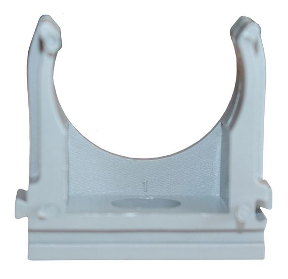 Крепление клипса для гофры d 25 серое Ny95506211 | Зображення 1