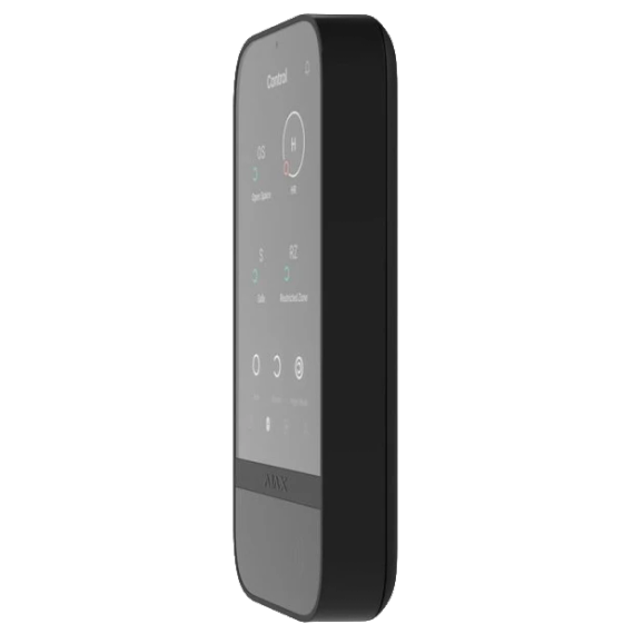 Ajax KeyPad TouchScreen (8EU) black Клавіатура - Управління охороною | Зображення 1