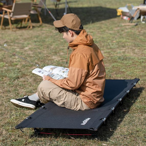 Ліжко складне Naturehike XJC05 NH20JJ001, Поліестер Oxford / алюміній, чорний | Зображення 5