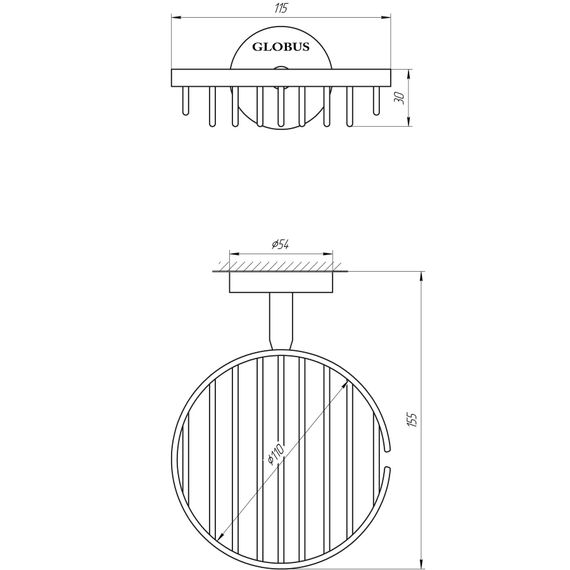 Мыльница Globus Lux SQ 8424 | Зображення 1