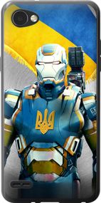 Чехол на LG Q6 Украинский киборг "980u-1094-17620"