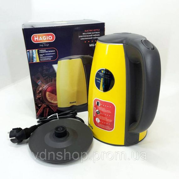 Електричний чайник із сучасним зовнішнім виглядом MAGIO MG-976 Чайник для кави електронний IR-49 | Зображення 3