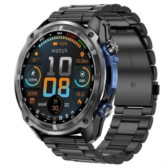 Smart Navigation Pro Steel Black с GPS, 3 ремешка