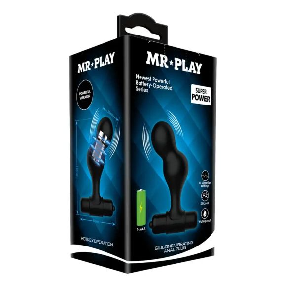 Анальна пробка з вібрацією LyBAILE MR PLAY BI-040133-MR sexstyle | Зображення 7