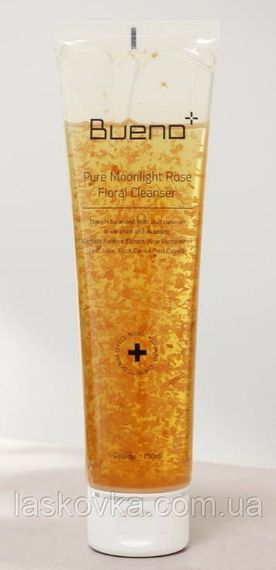 Гель для вмивання з пелюстками троянд Bueno Pure Moonlight Rose Floral Cleanser, 150 мл | Зображення 2