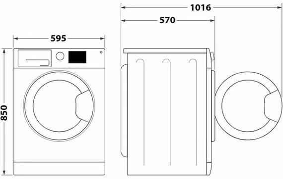 Прально-сушильна машина Whirlpool FFWD 8649 BV UA | Зображення 5