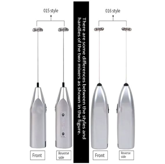 Мініміксер-капучинатор, спінювач для молока, кави та яєць Mini Hand Mixture електричний | Зображення 3