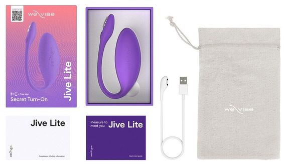 Смарт-віброяйце We-Vibe Jive Lite Purple, невеликий розмір | Зображення 8