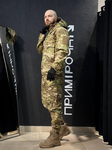 Тактичний Військовий Комплект Мультикам Полегшений Gladiator Анорак Куртка + Штани Джогери MTP | Зображення 2