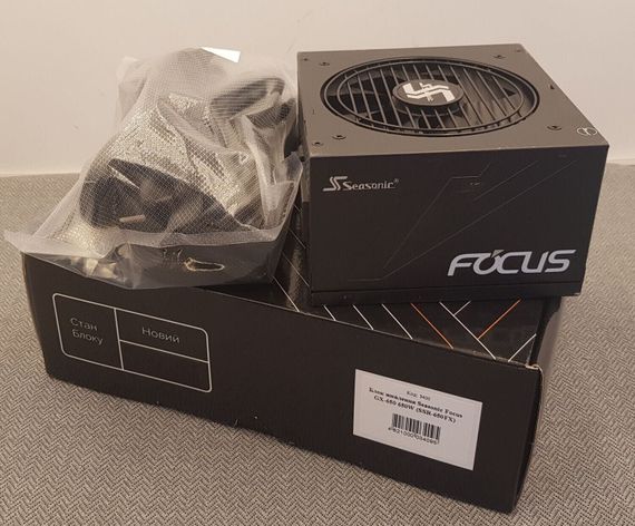Блок живлення Seasonic Focus GX-650 650W (SSR-650FX) / 650W / 24+4(4)+4(8) pin б/в | Зображення 1